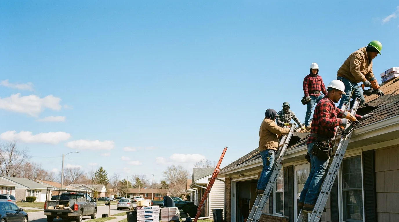 Roofing in Saunemin, IL near me